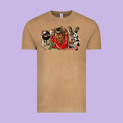 Joy Vintage Tee Designed By Cowgirlartshop