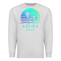 Dove Grey Vintage Aruba Beach Tropical Vibes Vacation Souvenir Gift Premium Sweatshirt - longCreatives