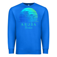 True Royal Vintage Aruba Beach Tropical Vibes Vacation Souvenir Gift Premium Sweatshirt - longCreatives