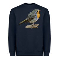 Navy yellow breast Heavyweight Sweatshirt - LillyAllenDesigns