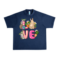 Navy Love Easter Day Urban Heavy Tee - HowdyJamesFarm