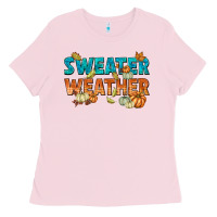 Bubblegum Pink Fall Ladies Tee - texasbilliewilder