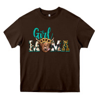 Chocolate Brown girl mama Heavy Core Tee - JahusDesignShop