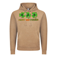 Vintage Coffee St. Patrick's Day lucky and blessed Vintage Hoodie - HowdyJamesFarm