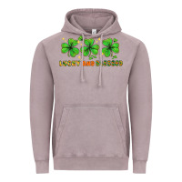 Vintage Zinc St. Patrick's Day lucky and blessed Vintage Hoodie - HowdyJamesFarm