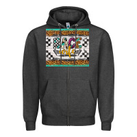 Charcoal Heather race wife Zipper Hoodie - Artiststas