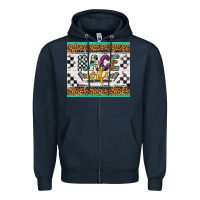 Navy race wife Zipper Hoodie - Artiststas