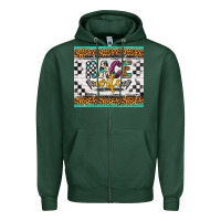Sports Green race wife Zipper Hoodie - Artiststas