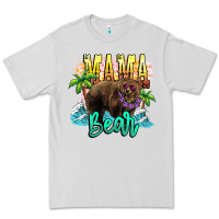 Dove Grey Mama bear summer Premium Tee - NancyCooperArtShop