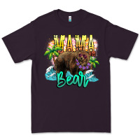 Plum Mama bear summer Premium Tee - NancyCooperArtShop