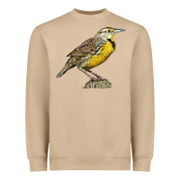 Mushroom Western Meadowlark Heavyweight Sweatshirt - LillyAllenDesigns