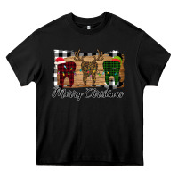Black Merry Christmas Teeth Heavy Core Tee - Bettercallsaul