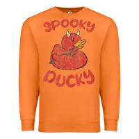 Carrot spooky devil rubber duck halloween Premium Sweatshirt - longCreatives