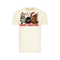 Vintage Arctic merry christmas heifer cow gnomies Vintage Tee - CowGirlArtShop
