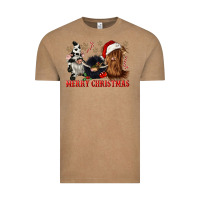 Vintage Coffee merry christmas heifer cow gnomies Vintage Tee - CowGirlArtShop