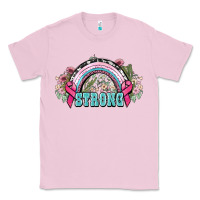 Bubblegum Pink Strong Cancer rainbow Cancer Awareness Classic Tee - HowdyJamesFarm