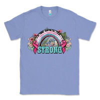 Colony Blue Strong Cancer rainbow Cancer Awareness Classic Tee - HowdyJamesFarm