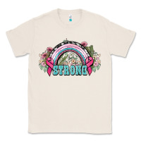 Natural Strong Cancer rainbow Cancer Awareness Classic Tee - HowdyJamesFarm