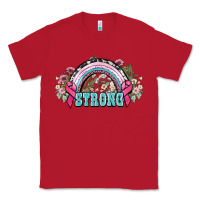 Red Strong Cancer rainbow Cancer Awareness Classic Tee - HowdyJamesFarm