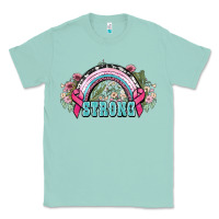 Seafoam Strong Cancer rainbow Cancer Awareness Classic Tee - HowdyJamesFarm
