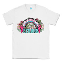 White Strong Cancer rainbow Cancer Awareness Classic Tee - HowdyJamesFarm