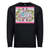 Black happy easter bunny Premium Sweatshirt - BarkalooDesign