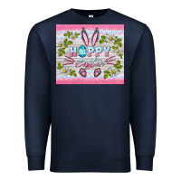 Navy happy easter bunny Premium Sweatshirt - BarkalooDesign