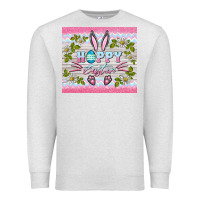 Oatmeal Heather happy easter bunny Premium Sweatshirt - BarkalooDesign