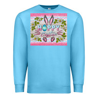 Ocean Blue happy easter bunny Premium Sweatshirt - BarkalooDesign