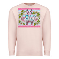 Pale Pink happy easter bunny Premium Sweatshirt - BarkalooDesign