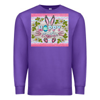 Purple happy easter bunny Premium Sweatshirt - BarkalooDesign