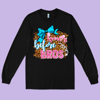 Bows Before Bros Olivia Long Sleeve Tee Designed By Oliviacreatesart