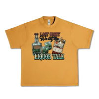 Peanut Butter Last night we let the liquor talk Cowboy Urban Heavy Tee - HowdyJamesFarm