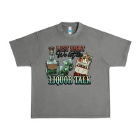 Tornado Last night we let the liquor talk Cowboy Urban Heavy Tee - HowdyJamesFarm