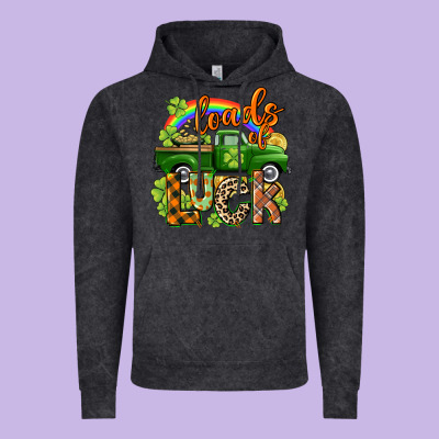 Loads Of Luck Vintage Hoodie Designed By Cowgirlartshop