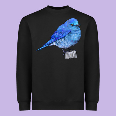Mountain Bluebird Heavyweight Sweatshirt Designed By Lillyallendesigns