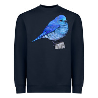 Navy Mountain Bluebird Heavyweight Sweatshirt - LillyAllenDesigns