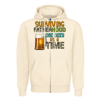 Sandshell surviving fatherhood one beer at a  time Zipper Hoodie - Artiststas