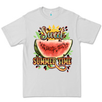 Dove Grey sweet summer time watermelon Premium Tee - NancyCooperArtShop
