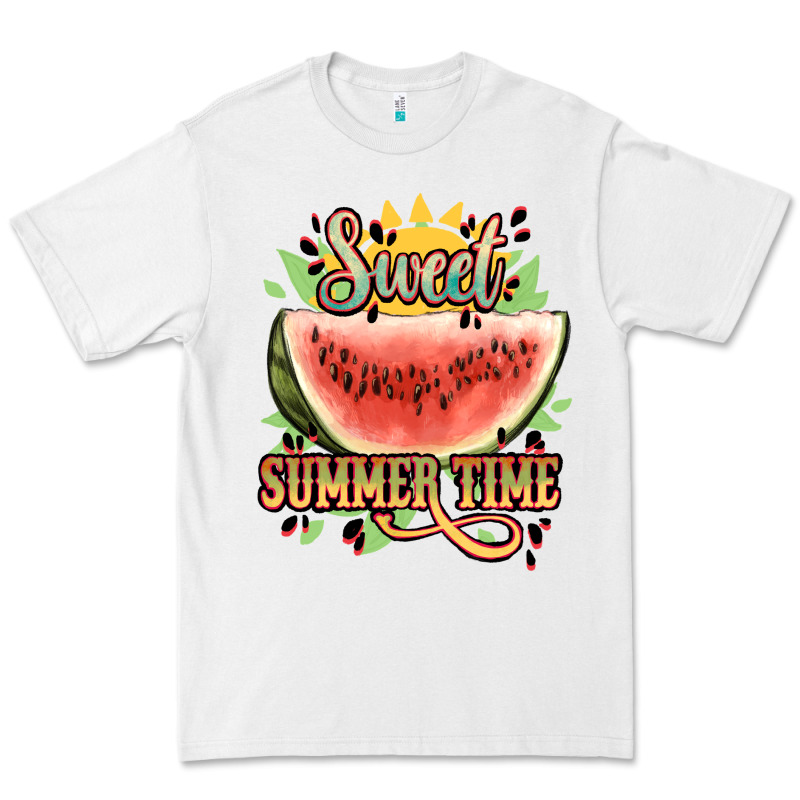 Sweet Summer Time Watermelon Premium Tee by NancyCooperArtShop | Teevron