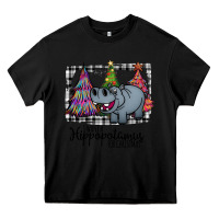 Black I Want Hippopotamus For Christmas Heavy Core Tee - Bettercallsaul