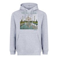 Heather Grey india agra taj mahal mausoleum travel tourist Heavyweight Hoodie - longCreatives