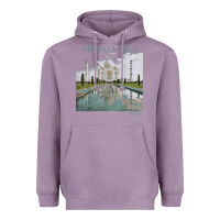 Lavender india agra taj mahal mausoleum travel tourist Heavyweight Hoodie - longCreatives