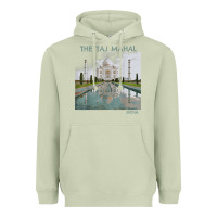 Matcha india agra taj mahal mausoleum travel tourist Heavyweight Hoodie - longCreatives