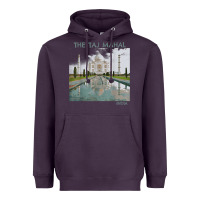India Agra Taj Mahal Mausoleum Travel Tourist Heavyweight Hoodie | Teevron