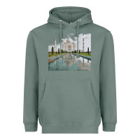 Sage india agra taj mahal mausoleum travel tourist Heavyweight Hoodie - longCreatives
