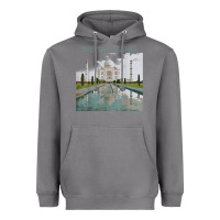 Storm india agra taj mahal mausoleum travel tourist Heavyweight Hoodie - longCreatives