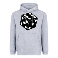Heather Grey black gaming dice halloween costume cool quirky funny Heavyweight Hoodie - longCreatives