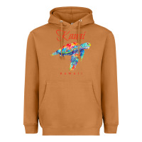 Meerkat kauai hawaii watercolor sea turtle souvenir Heavyweight Hoodie - longCreatives