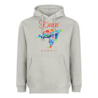 Moon Dust kauai hawaii watercolor sea turtle souvenir Heavyweight Hoodie - longCreatives